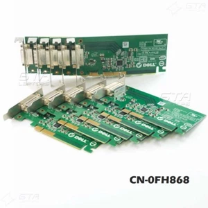 Lot of 10 Dell Sil 1364A ADD2-N PCI-E DVI Card CN-0FH868 Low Profile - Picture 1 of 6