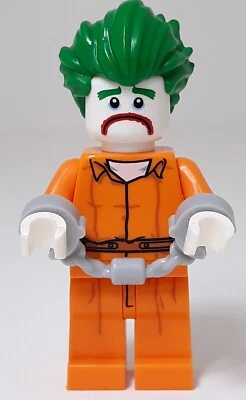 Minifigura coleccionable Lego Super Heroes Arkham Asylum Joker con esposas Foto 1 de 2