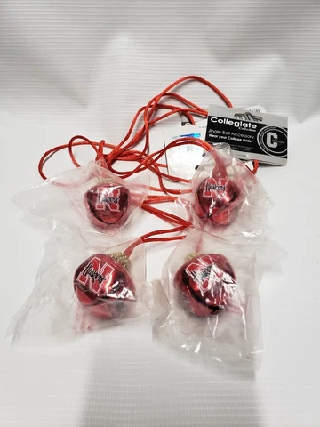 Nebraska Cornhuskers Bell Christmas Necklace Party Decoration NCAA BIG 10 NEW Cover