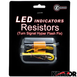 2X 8ohm 25W LED Load Resistors Turn Signal Blinkers/Fog Lights Fix Hyper Flash - Picture 1 of 2