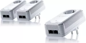 Devolo dLAN 500 DUO+ 3er SET Powerline Netzwerk Adapter Internet über Steckdose - Bild 1 von 7
