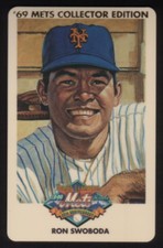 5m 1969 Champion Miracle Mets (25th Anniversary): Ron Swoboda Phone Card
