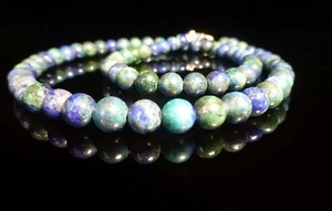 Chrysocolla Necklace Blue Green Gemstone - Picture 1 of 3
