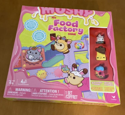 Smooshy Mushy Food Factory Fun Kids' Board Game Spinmaster Cardinal Age 6+ - Image 1 of 4