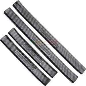 For BYD Dolphin Accessory 2024 Carbon Car Door Sill Kick Plate Protector Cover - Picture 1 of 5