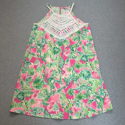 Lilly Pulitzer Pearl Soft Shift Dress Raz Berry Catty Shack Size 2 Floral - Image 1 of 4
