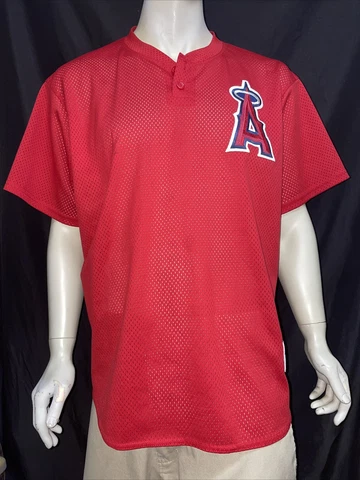 Los Angeles Angels batting Jersey Size:2X By Majestic Cover