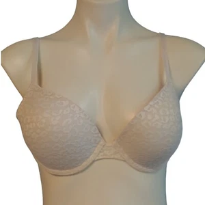 PINK Victoria's Secret Push-up Bra Women's 36B White Wear Everywhere Underwire - Picture 1 of 13