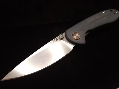 CJRB Feldspar J1912S Folding Pocket Knife D2 Blue G10 Handle Ceramic Bearings p1 - Image 1 of 4