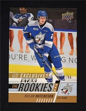 2017-18 Upper Deck UD CHL Star Rookies Exclusives #303 Nolan Hutcheson /100