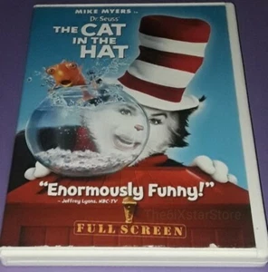 DR SEUSS Cat in the Hat DVD - 2004 Classic Family Fantasy Comedy Mike Myers - Picture 1 of 1
