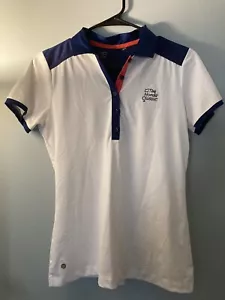 The Honda Classic Golf Shirt Donna Small Polo Bianca Florida Top Fuori produzione - Foto 1 di 4