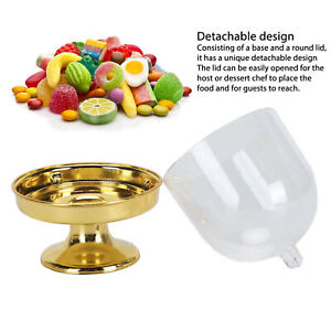 12pcs Mini Cake Plate With Lid Mini Cake Stand With Cover Cake Display Stand DLS