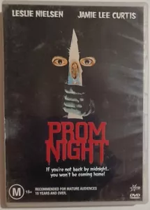 Prom Night (1980) DVD Region 4 VGC Leslie Nielsen, Jamie Lee Curtis t306 - Picture 1 of 1