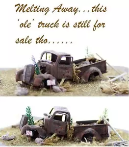 1950s HO Truck Junker Melting away into the landscape HO vehicle Finished - Picture 1 of 1