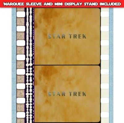 Star Trek: Insurrection - Pantalla de título de Star Trek - Tira de película de 5 celdas de 35 mm 167 Foto 1 de 3