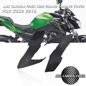 Carbon Fiber Front headlight Side Guard Fairing Cover Protection For Z650 17-23 - Imagen 1 de 7