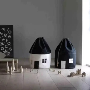 Little House Toy Storage Bags for Kids Room - Picture 1 of 6