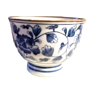 Japanese Teacups Bowls Seika Ryokusai Rinka Kozan Gama Kiln 5 Hand Painted rare - Picture 1 of 12