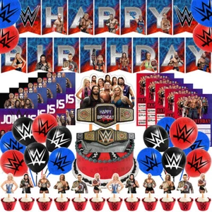 Wrestling Theme Entertainment Birthday Party Decoration Kit Hanging Banner - Picture 1 of 13