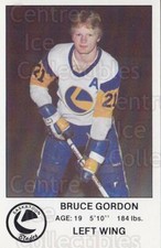 1981-82 Saskatoon Blades #21 Bruce Gordon