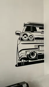 Nissan Skyline GTR R34 Wandkunst Aufkleber Vinyl Wandbild Aufkleber schnell & wütend - Bild 1 von 3