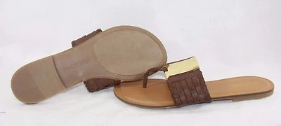 NUEVO Mujer NINE WEST NW7 Pirova Marrón Dorado Sandalias Zapatos Foto 1 de 2