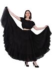 25 Yard Gypsy Belly Dancing Cotton Skirts - Black Colour
