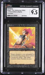 Magic: The Gathering Paralyze 1993 (Alpha) CGC 9.5 - Picture 1 of 2