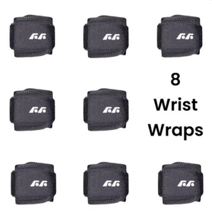 Weight Lifting Wrist Wraps Training Support Straps Wrist Pain Straps - Black (8) - Picture 1 of 5