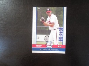 2006 Multi Ad Rome Braves # 23 Steve Russell Card (B60) Atlanta Braves