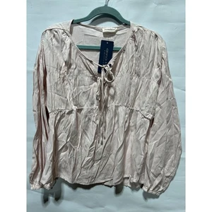 Boutique Marke Anna-Kaci Damen hellrosa Bluse Top Größe Large Boho - Bild 1 von 6