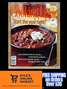 Cooking Light Magazine JAN/FEB 2007 Celebrating 20 Years Start the Year Right! - Picture 1 of 23
