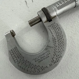 Starrett No. 230 0-1" Range .0001 Graduations Outside Micrometer Made in USA - Picture 1 of 3