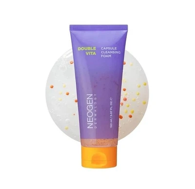 NEOGEN~DOUBLE VITA~Espuma limpiadora de cápsulas~150 ml/5,07 fl oz~Limpiador en gel~EXP:2028 Foto 1 de 4