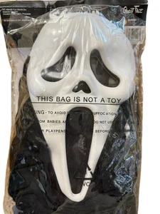 Scream Ghost Face Costume Sealed Mask Fun World 1997 Vintage - Picture 1 of 3