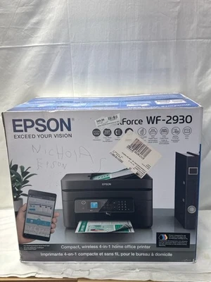 Epson WorkForce WF-2930 All-in-One Wireless Color Printer with Scann (TDW036777) - Image 1 of 4