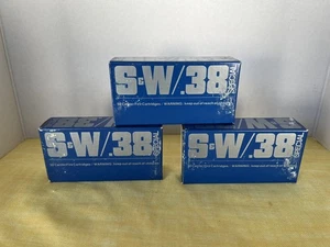 3 - De colección - Smith Wesson S&W Factory S 38WC 148 GR. Wadcutter, Cartucho CAJA VACÍA - Imagen 1 de 7