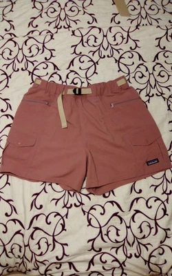 Новые с ярлыками женские уличные повседневные шорты Patagonia размер средний с ремнем кремовые  - Изображение 1 из 4