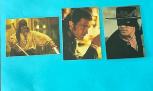 1998 Zorro The Mask of Zorro Trading Cards - Antonio Banderas - 3 card Promo Lot - Picture 1 of 2