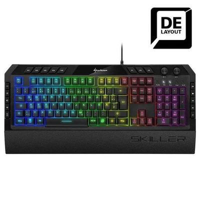 Sharkoon SKILLER SGK5 Rubber-Dome Gaming-Tastatur - Bild 1 von 3