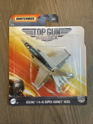 MATCHBOX SKY BUSTERS TOP GUN MAVERICK BOEING F/A-18 SUPER HORNET HERO 3/13 - Image 1 of 2