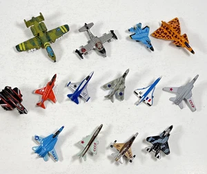 Vintage Micro Machines Aircraft Lot of 14 WWII Jets Bombers Fighters - Picture 1 of 23