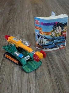 Vintage Shinsei Mini Power Ufo Commander 7 Rock Cutter With Comic Chapter 7 - Picture 1 of 22