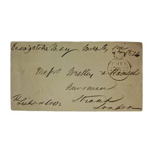 1827 Freifrank Brief signiert von Hon. Henry Ryder, Bischof von Gloucester, an... - Bild 1 von 3