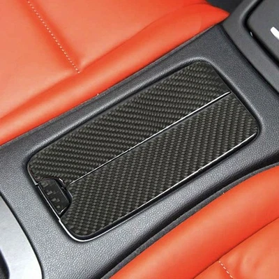 3x Carbon Fiber Rear Armrest Box Panel Cover Trim For BMW M3 E92 E93 Coupe 07-13 - Image 1 of 4