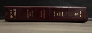 The Christian Life Edition Holy Bible NKJV References Faux Leather Nelson 1985 - Picture 1 of 6
