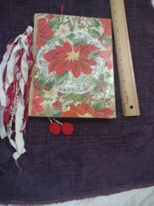 Junk Journal Öko-Farbstoff Weihnachten OOAK Chanukka Yule Sonnenwende Andenken Oma Kern - Bild 1 von 15