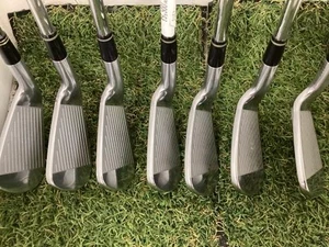 PRGR is3 501 Iron Set 4-9+Pw Dynamic Gold Flex-X Right-Handed Golf Clubs Used - Picture 1 of 5