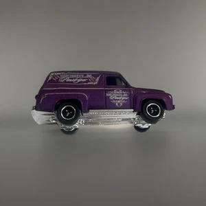 2009 Matchbox Ford F-100 Panel Delivery Van 1955 Purple Mobile Pinstriper - Picture 1 of 4